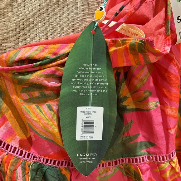 Farm Rio Cashews Birds Maxi